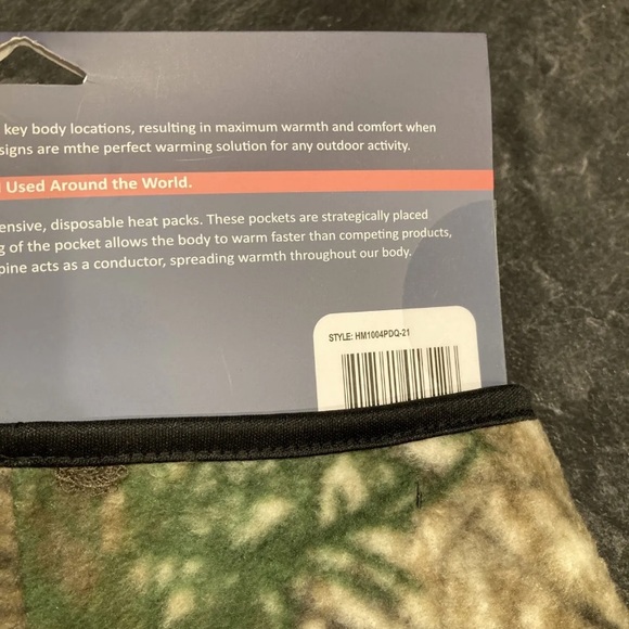 HotMocs Men's Fleece Gaitor Brown Realtree Camouflage Face Mask & Neck Guard NWT - Picture 8 of 9